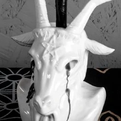 AFT1 Accessories Crying Baphomet Candle Holder