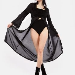 CHI1 Clothing ECHO SHEER KIMONO