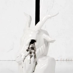 AFT1 Accessories Crying Baphomet Candle Holder