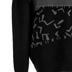 WEI1 Abstract Longline Jumper Clothing