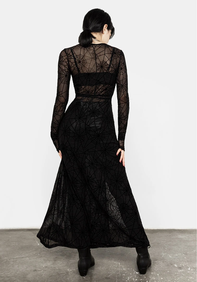 MET1 VENOM MESH WRAP DRESS Women 8 MET1 VENOM MESH WRAP DRESS Women