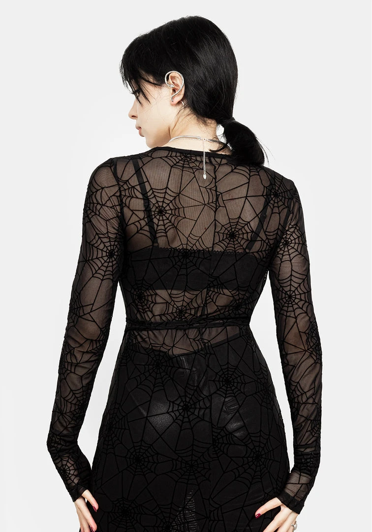 MET1 VENOM MESH WRAP DRESS Women 10 MET1 VENOM MESH WRAP DRESS Women