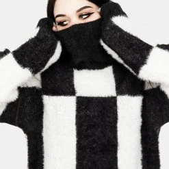 WEI1 Two-Tone Checkerboard Jumper