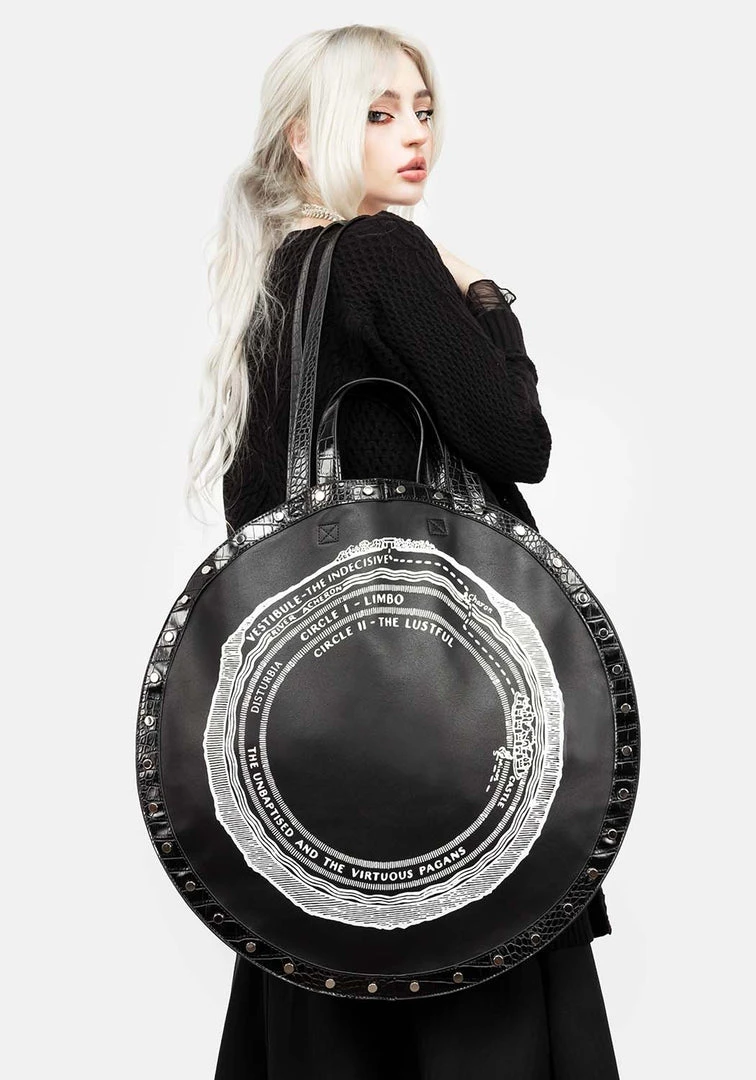 CES1 Dante Large Circle Tote Bag Accessories 3 CES1 Dante Large Circle Tote Bag Accessories