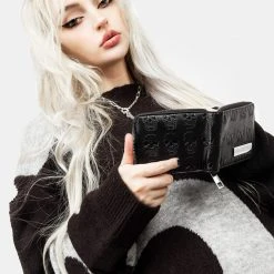 CES1 Accessories Mortality Debossed Wallet