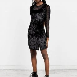 CHI1 Spectacle Velvet Bodycon Dress 15 CHI1 Spectacle Velvet Bodycon Dress