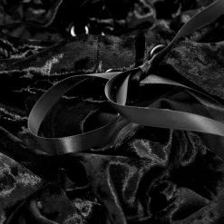 CHI1 MALEFIC LACE-UP PANEL SKIRT Clothing