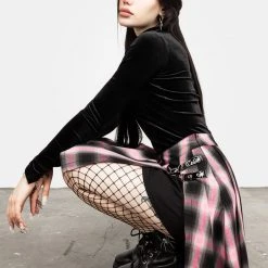 CHI1 Vivacity Pleated Mini Skirt Women