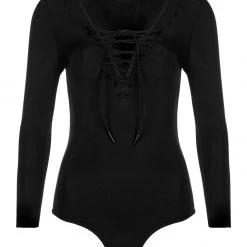 DDS1 NANCY LACE UP BODYSUIT