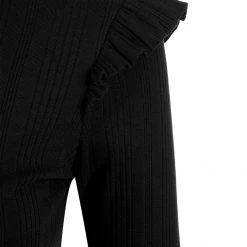 DMT1 Wilhelmina Flare Sleeve Ruffle Top Clothing