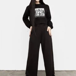 DMT1 Demons Crop Sweat Top