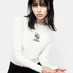 DMT1 Clothing No Rain No Flowers Rib Top