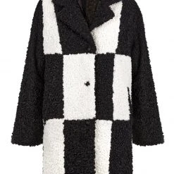 JAB1 Clothing Dreamtime Checkerboard Teddy Coat