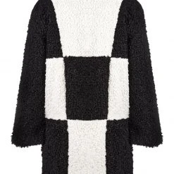 JAB1 Clothing Dreamtime Checkerboard Teddy Coat