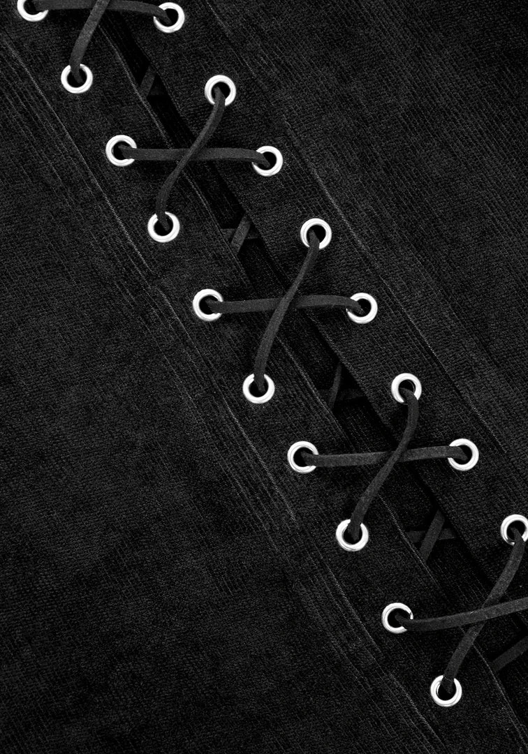 LVT1 Carmilla Lace Up Mini Skirt Clothing 10 LVT1 Carmilla Lace Up Mini Skirt Clothing