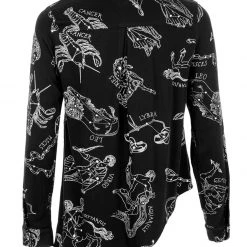 LVT1 Clothing Zodiac Oversized Asymmetric Shirt