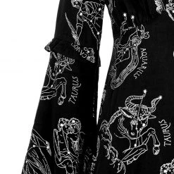 LVT1 Clothing Zodiac Flare Sleeve Mini Dress