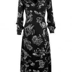 LVT1 Zodiac Maxi Wrap Dress