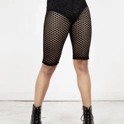 MET1 Clothing Papilio Knee Length Cycling Shorts