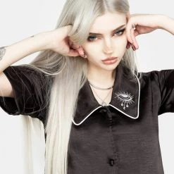 MET1 LULLABY COLLARED PYJAMA TOP