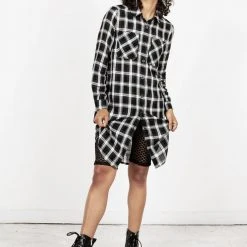 MET1 Clothing GRETA SHIRT DRESS 10 MET1 Clothing GRETA SHIRT DRESS