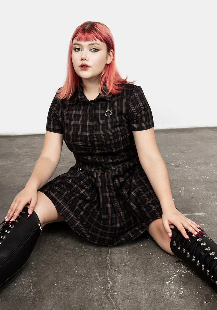 MET1 Clothing Jinx Check Co Ord Top 4 MET1 Clothing Jinx Check Co Ord Top