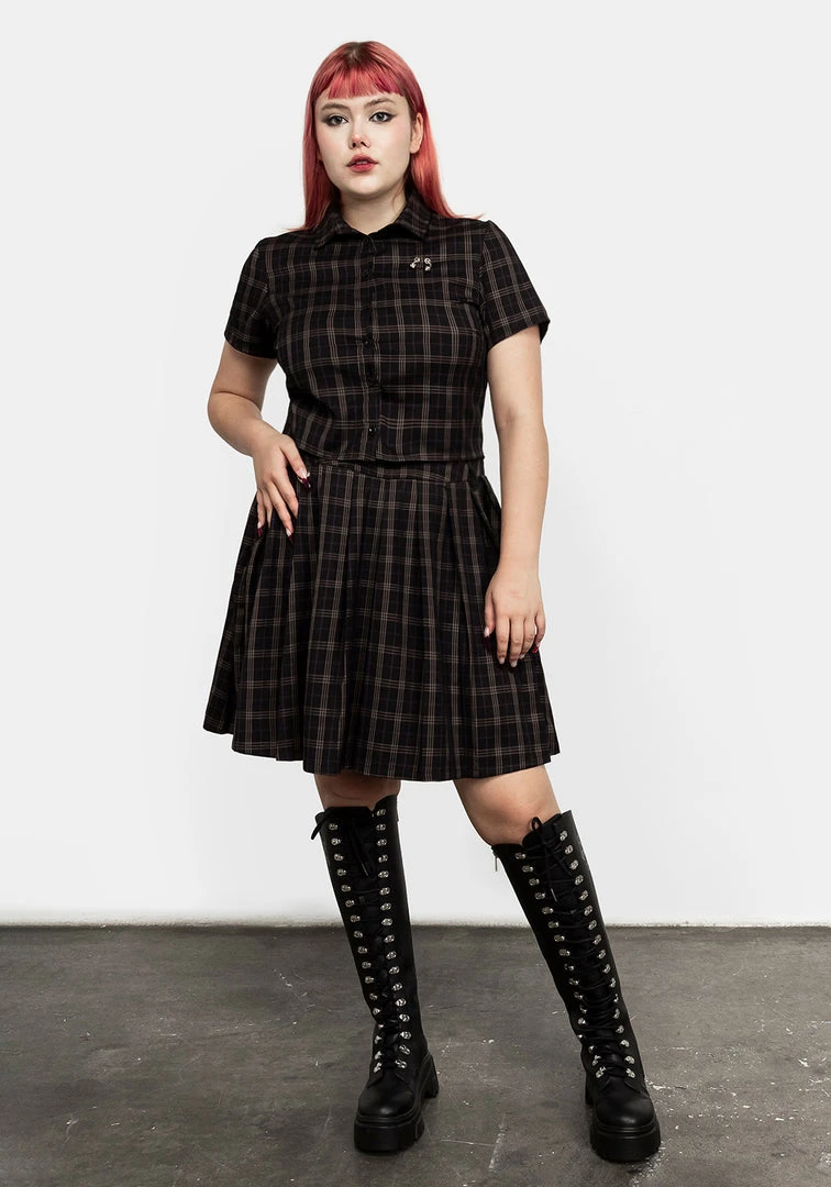MET1 Clothing Jinx Check Co Ord Top 5 MET1 Clothing Jinx Check Co Ord Top