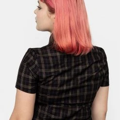 MET1 Clothing Jinx Check Co Ord Top 13 MET1 Clothing Jinx Check Co Ord Top