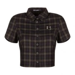 MET1 Clothing Jinx Check Co Ord Top 16 MET1 Clothing Jinx Check Co Ord Top