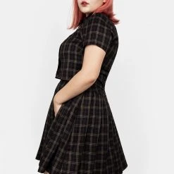 MET1 Jinx Check Co Ord Skirt Clothing