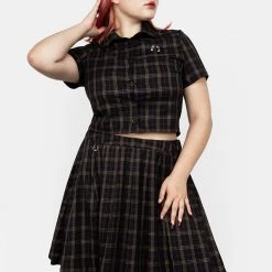MET1 Jinx Check Co Ord Skirt Clothing 12 MET1 Jinx Check Co Ord Skirt Clothing