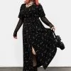 MET1 Clothing Blithe Maxi Wrap Floral Dress