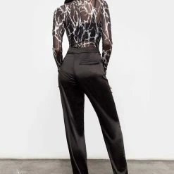 MET1 Clothing INCORPOREAL SATIN TROUSERS