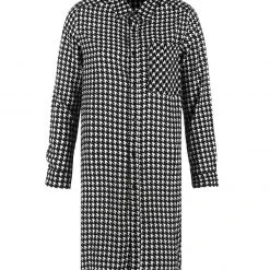 MET1 Clothing FATALE HOUNDSTOOTH SHIRT DRESS