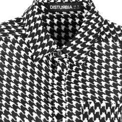 MET1 Clothing FATALE HOUNDSTOOTH SHIRT DRESS