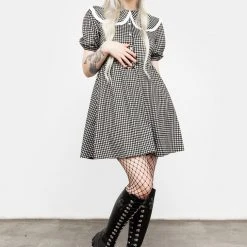 MET1 Clothing Mabel Gingham Collared Dress 11 MET1 Clothing Mabel Gingham Collared Dress