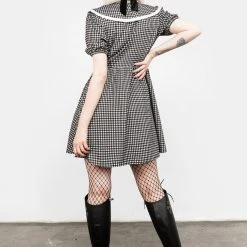 MET1 Clothing Mabel Gingham Collared Dress 12 MET1 Clothing Mabel Gingham Collared Dress