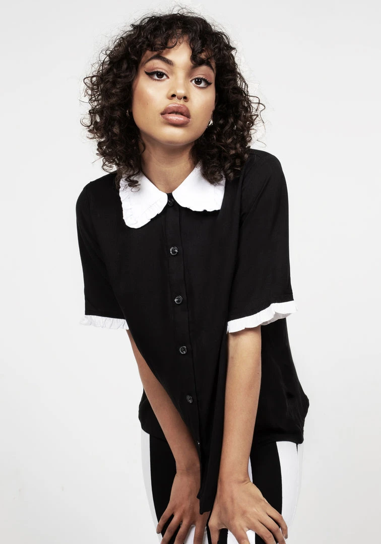 MET1 Clothing CONVENT COLLAR SHIRT 4 MET1 Clothing CONVENT COLLAR SHIRT