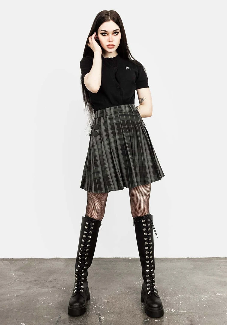 MET1 Bittersweet Check Mini Skirt Women 3 MET1 Bittersweet Check Mini Skirt Women