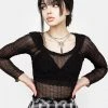 MET1 Whisper Gathered Mesh Top Clothing