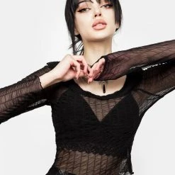 MET1 Whisper Gathered Mesh Top Clothing 15 MET1 Whisper Gathered Mesh Top Clothing