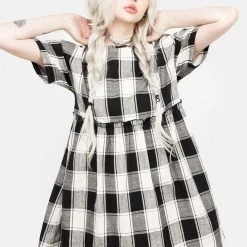 MET1 Clothing Shirley Ruffle Skater Dress