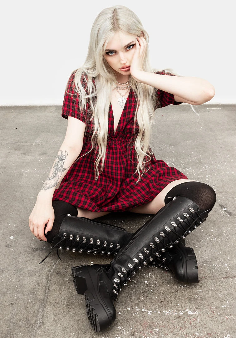 MET1 Dreadful Ruffle Smock Dress 9 MET1 Dreadful Ruffle Smock Dress