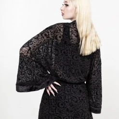 MET1 Grimoire Devore Kimono Wrap 8 MET1 Grimoire Devore Kimono Wrap