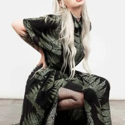 MET1 Fern Midi Shirt Dress Women