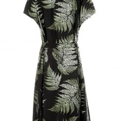MET1 Fern Midi Shirt Dress Women