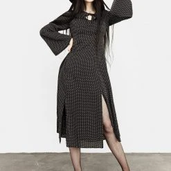 MET1 Chandra 70s Split Midi Dress Clothing 16 MET1 Chandra 70s Split Midi Dress Clothing