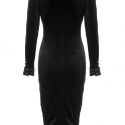 MET1 Clothing Ungoliant Lace Collar Midi Dress 17 MET1 Clothing Ungoliant Lace Collar Midi Dress