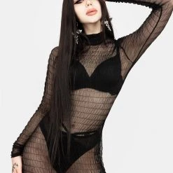 MET1 Nightwraith Mesh Dress