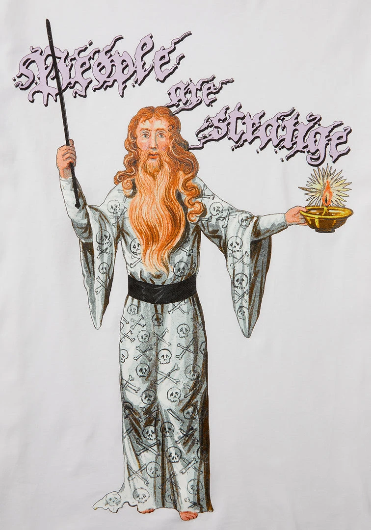 TOT1 WIZARD WHITE UNISEX T-SHIRT Clothing 4 TOT1 WIZARD WHITE UNISEX T-SHIRT Clothing